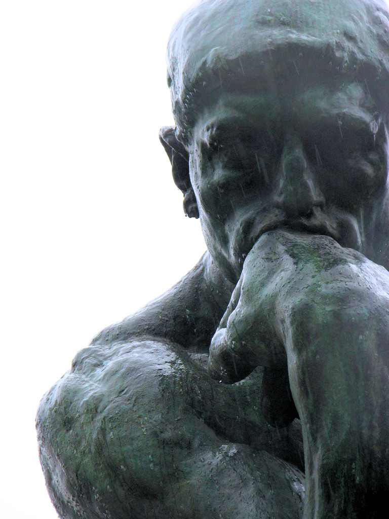 The Thinker, by Rodin