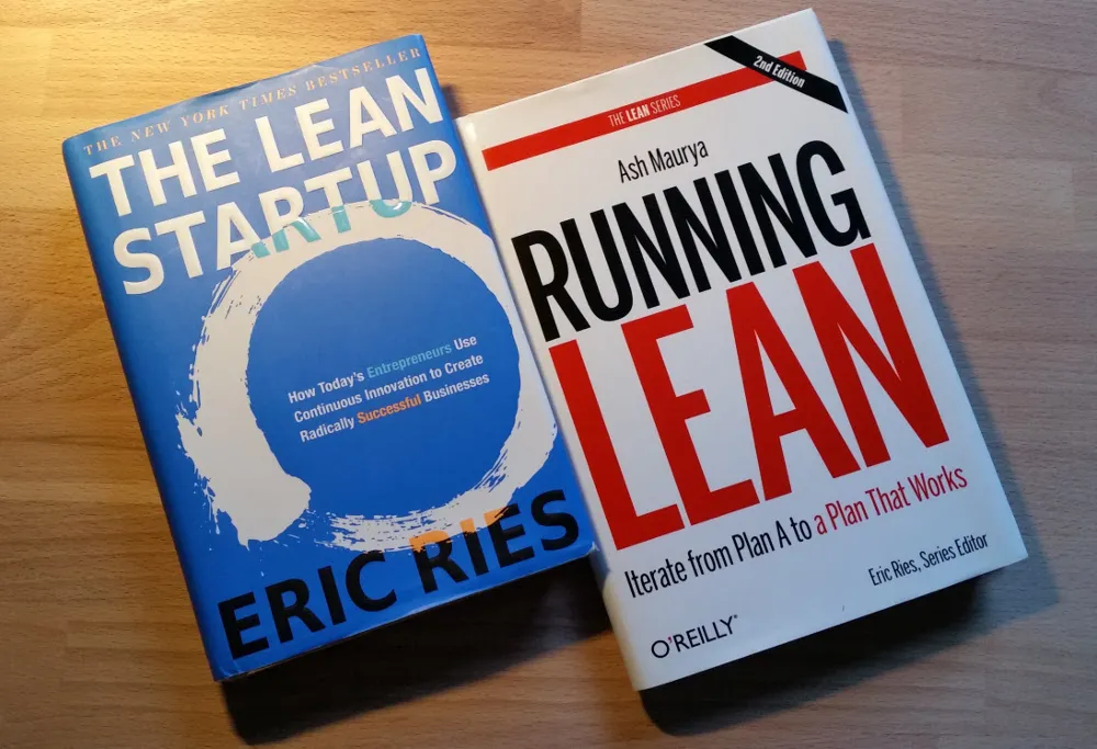 The books of Eric Ries and Ash Maurya