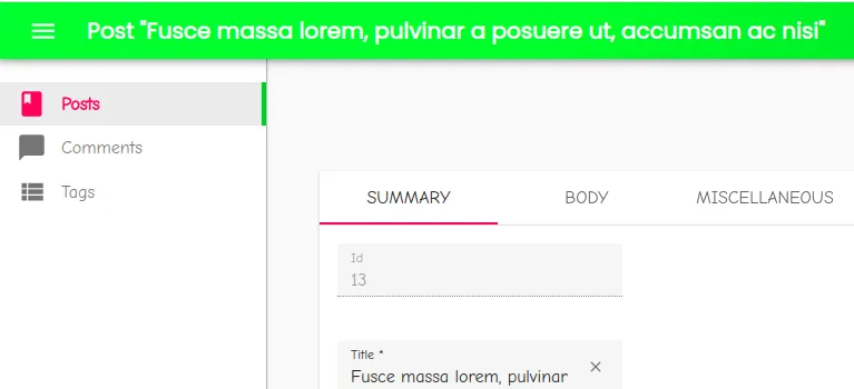 Sidebar final result