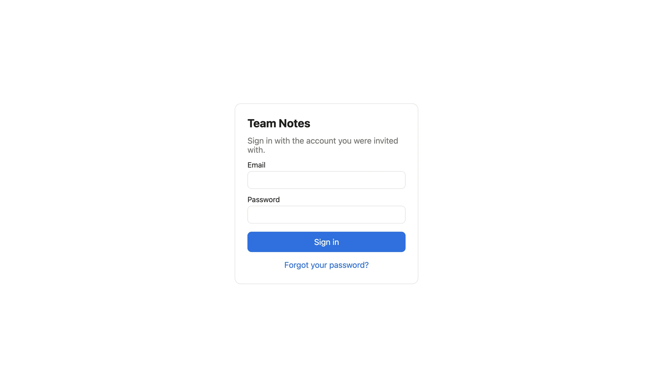 The app is online
