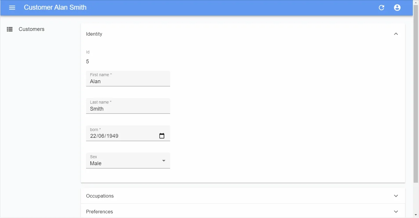 Accordion Form Overview
