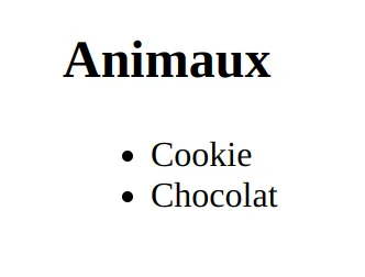 Animaux