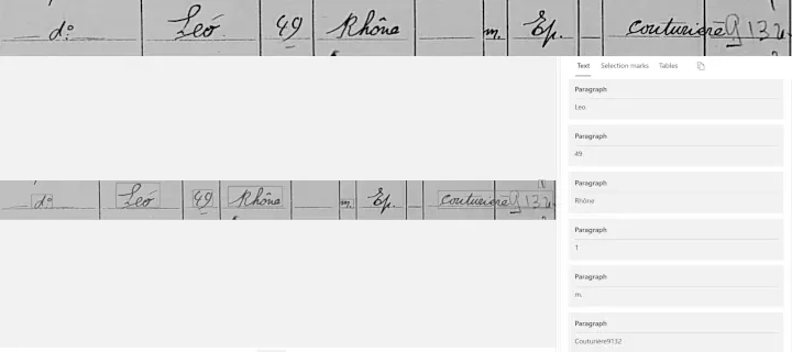 Line Recognition using Azure AI Document Intelligence