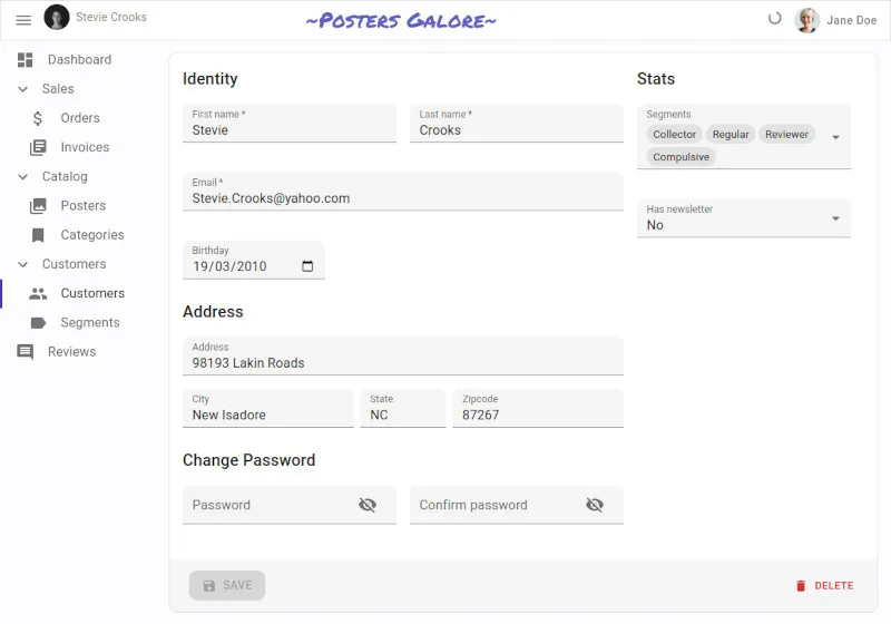 Creating Custom Form Layouts With React Admin