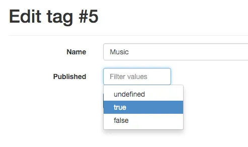 Boolean field not required Boolean field not required