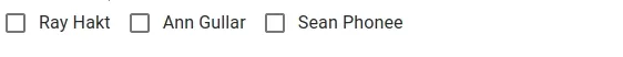 Checkboxes normal