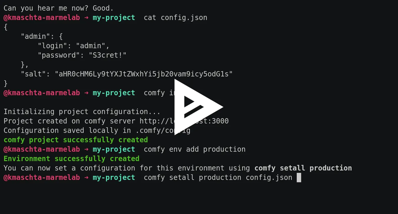 Introducing Comfygure, A Configuration Manager For Easy Deployments