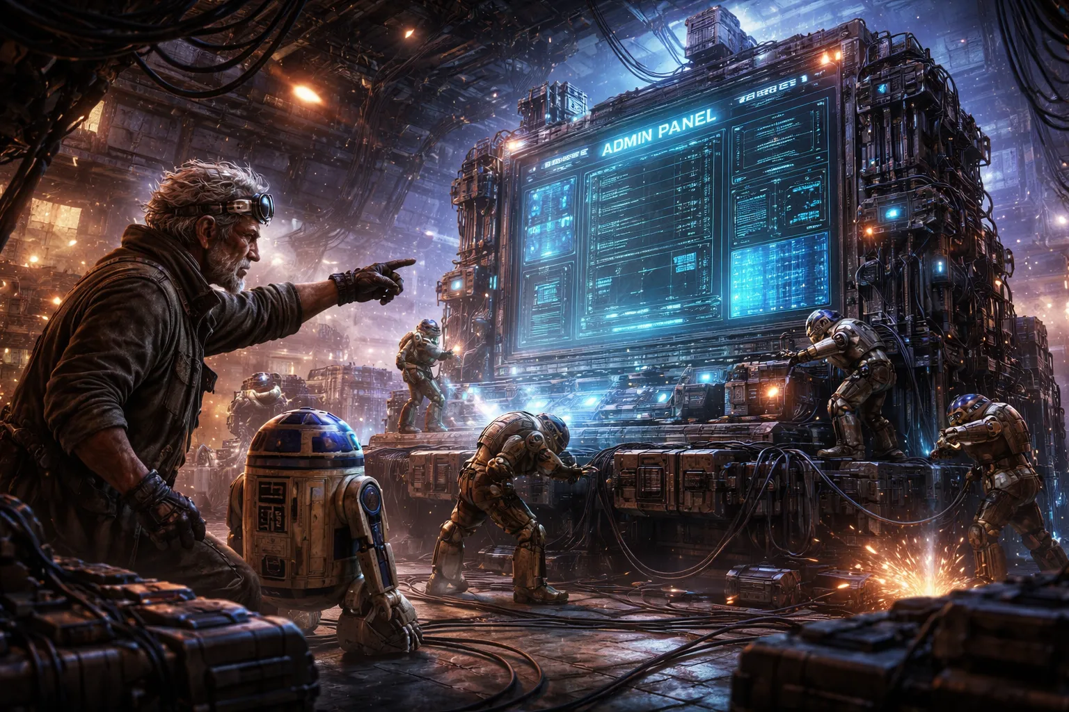 commanding ai to create cobol admin