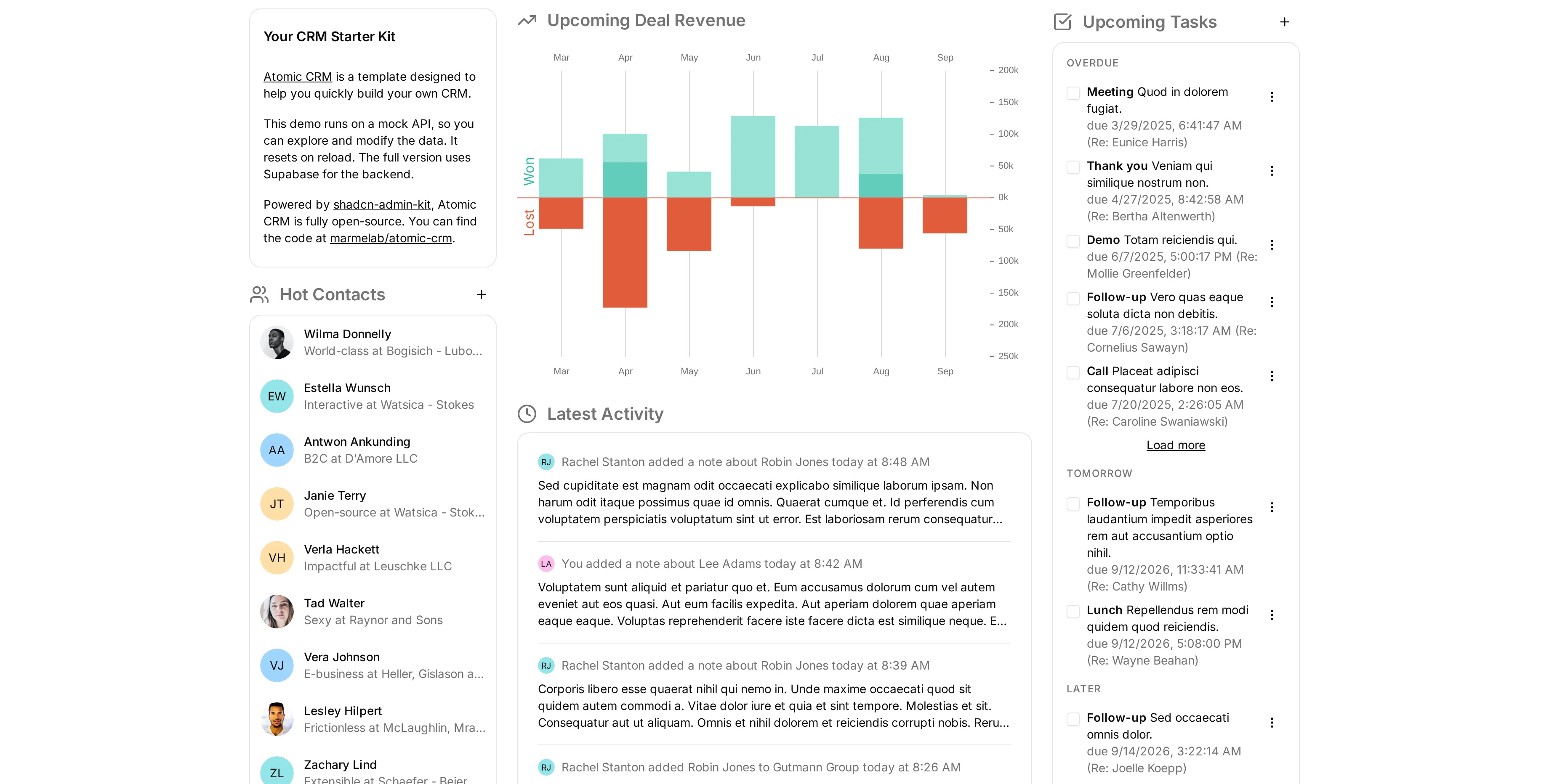 Atomic CRM September 2026 Updates