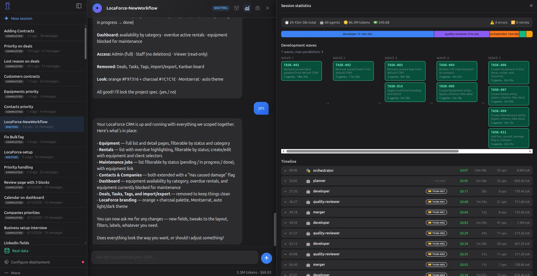 CRM Builder UI