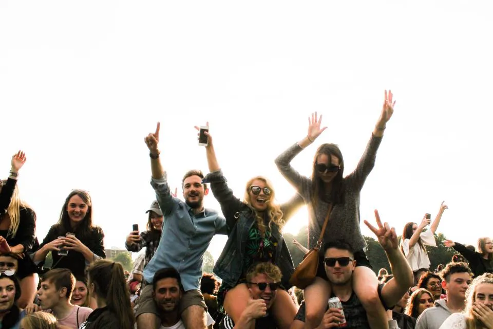 Crowd of users