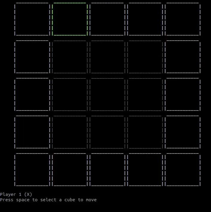 Interface quixo python