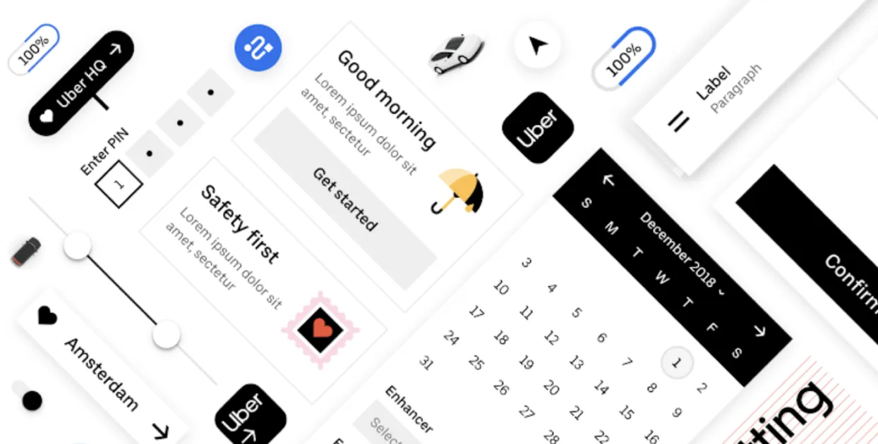 Exemple du système de conception "Base" de Uber
