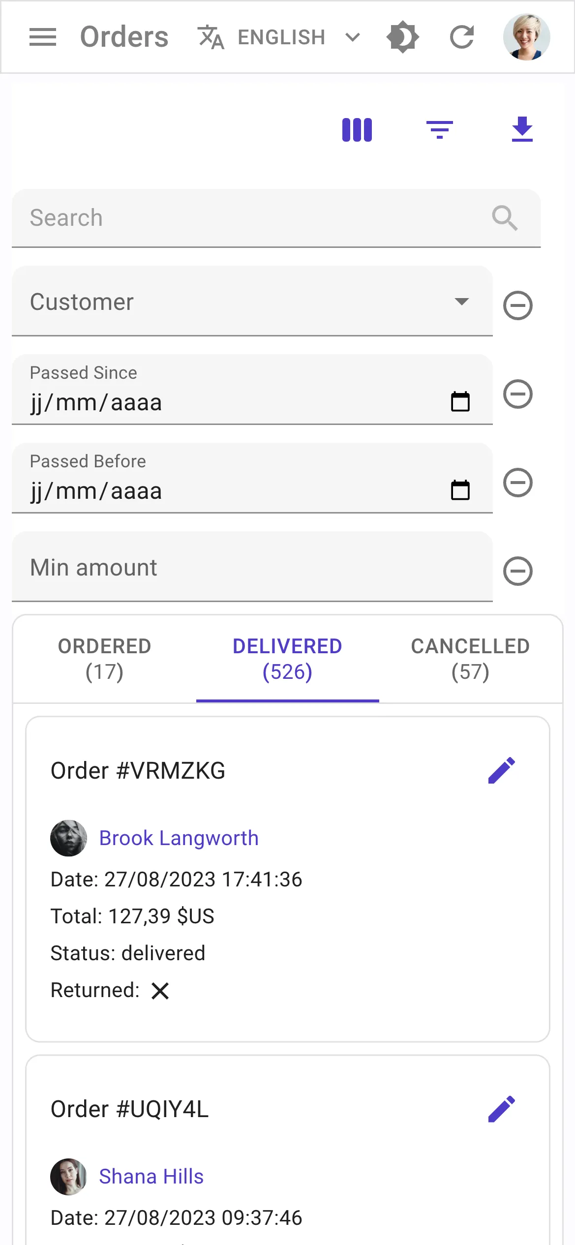 New filters on small devices