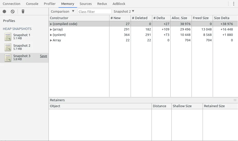 Fixed Memory Usage