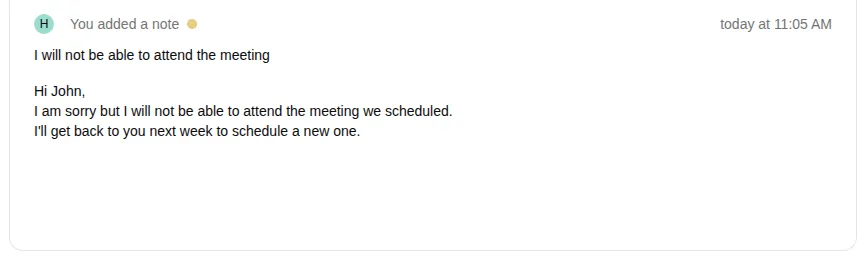 Forward email to Atomic CRM