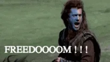 Meme Freedom du film Braveheart