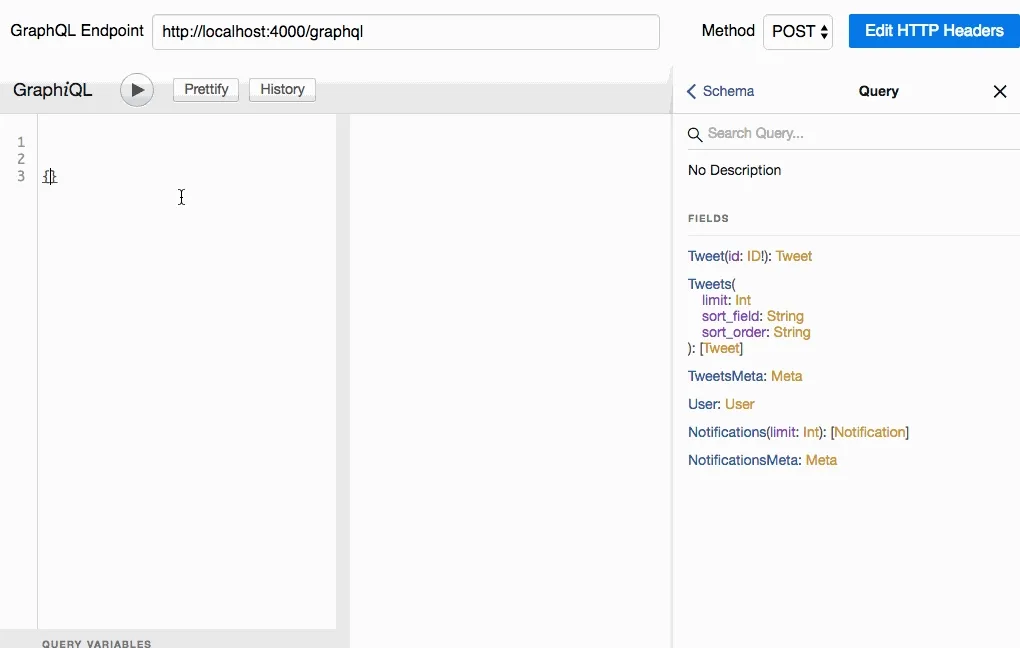 Graphiql autocomplete