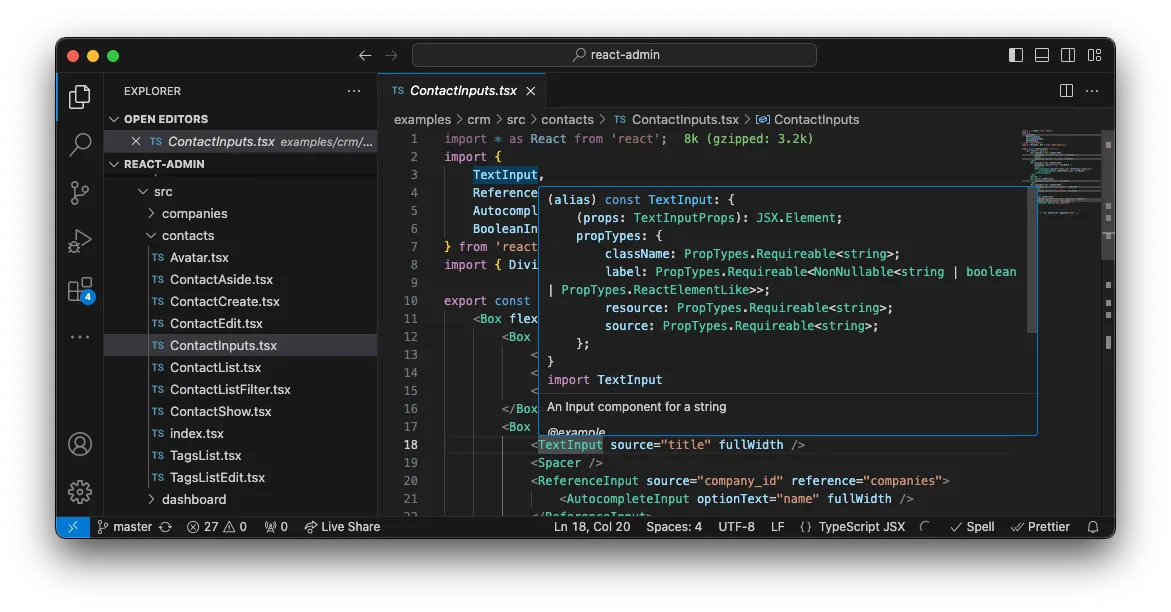IDE documentation