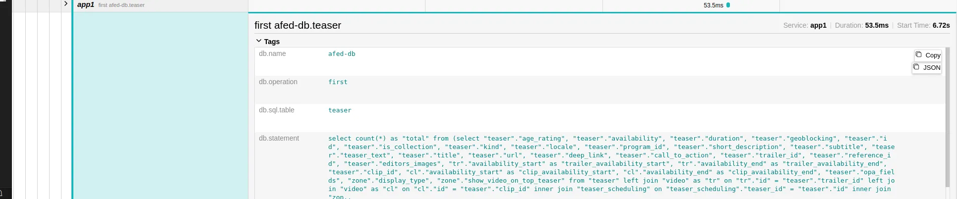Knex instrumentation