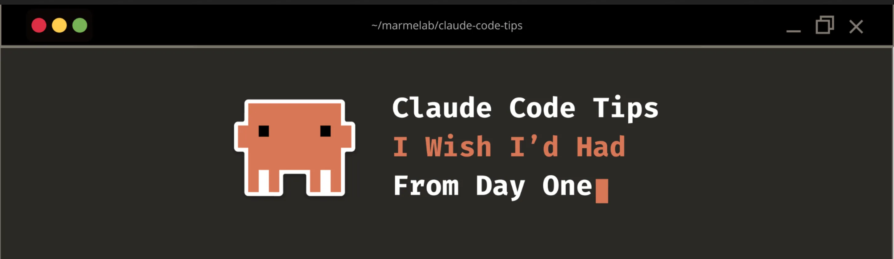 Claude Code Tips I Wish I’d Had From Day One