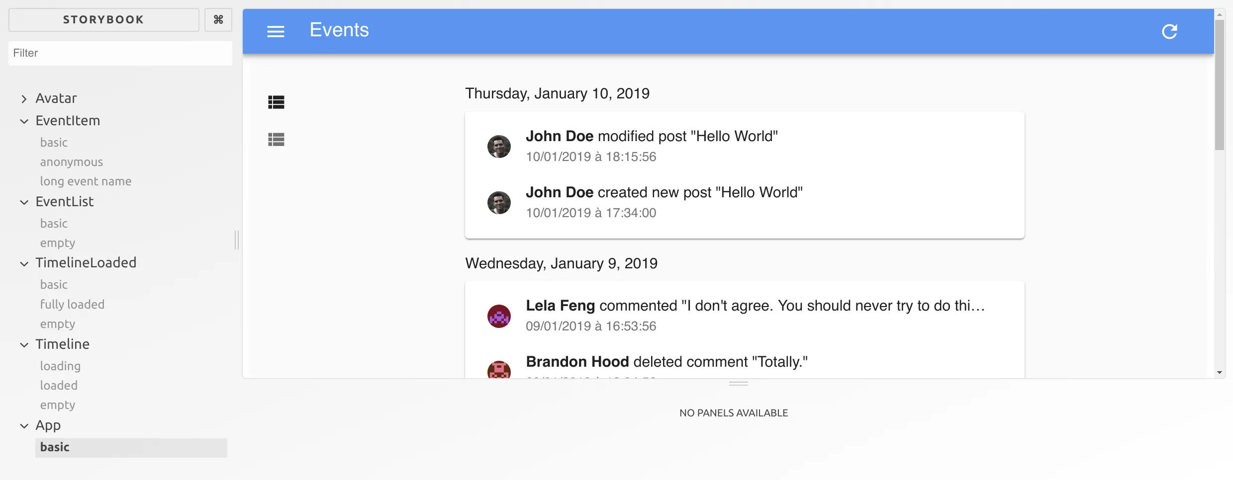 Building a Timeline With React, Storybook, Material-UI, and React-Admin