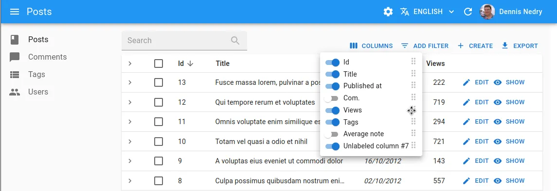 React Admin December 2022 Update