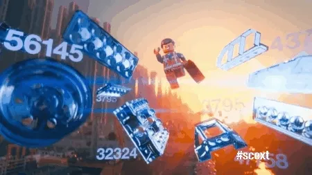 combining lego piece