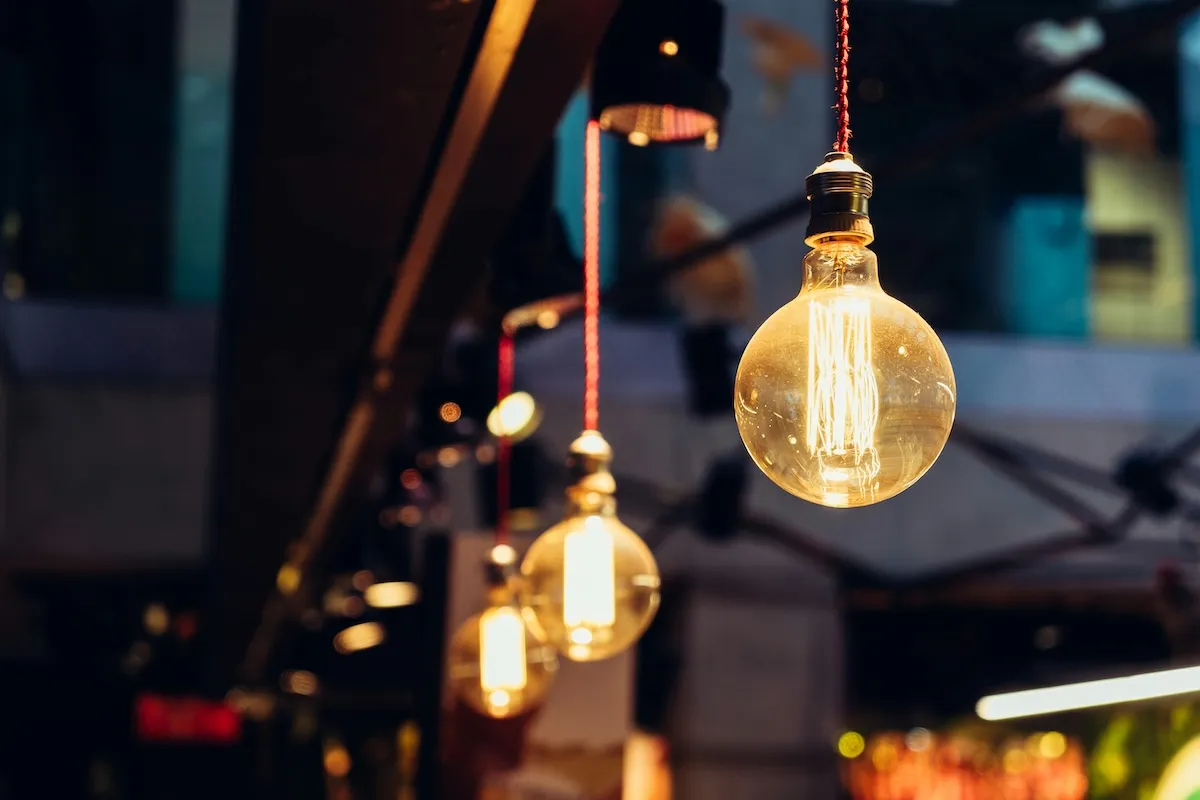 A lightbulb