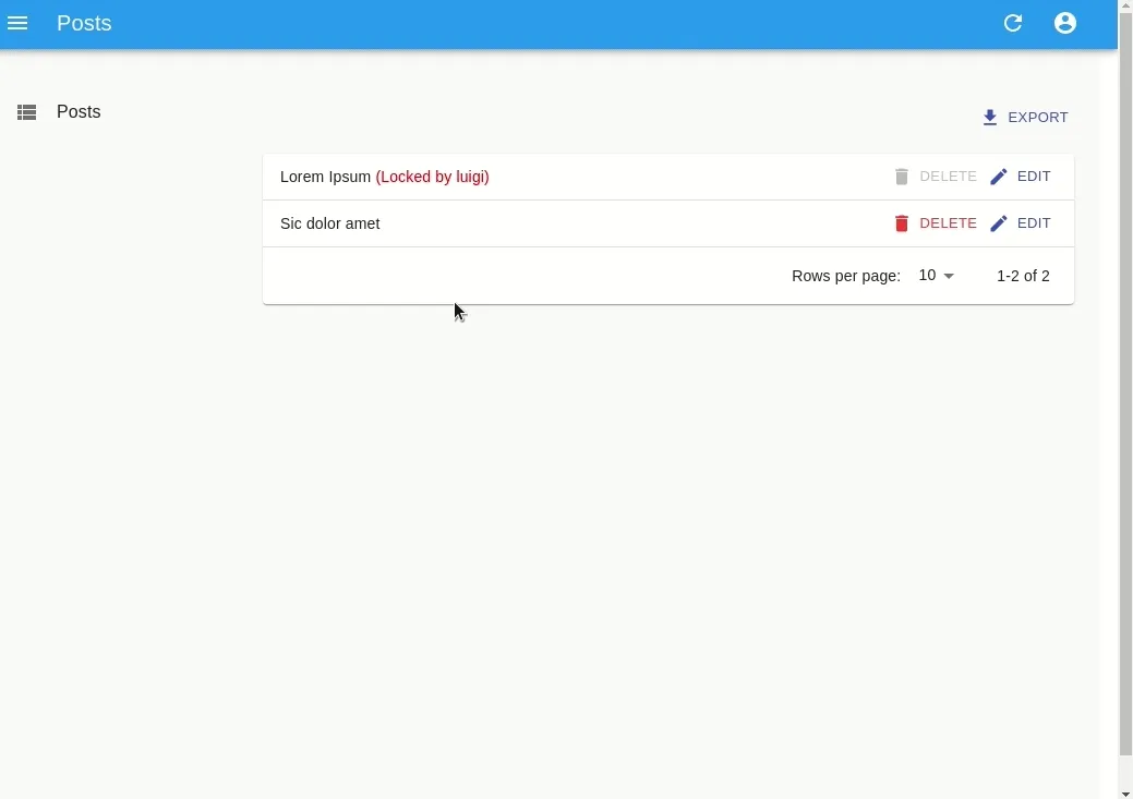 Lock with ra-realtime