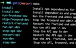Self-Documented Makefile