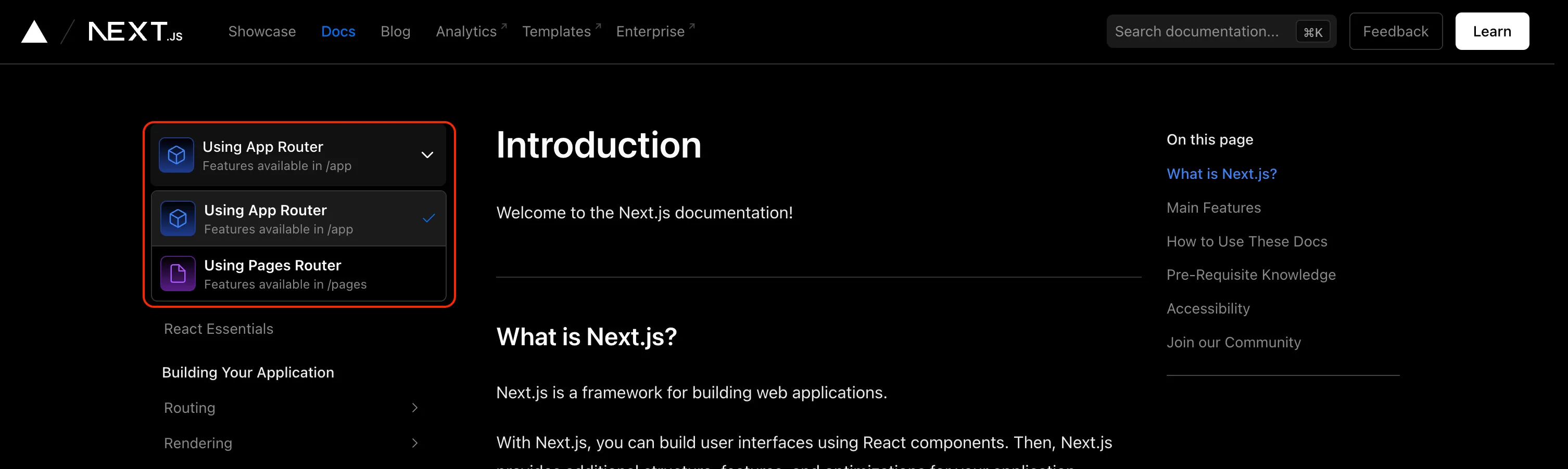 Next.js doc