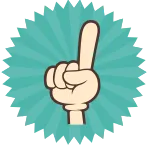 one finger