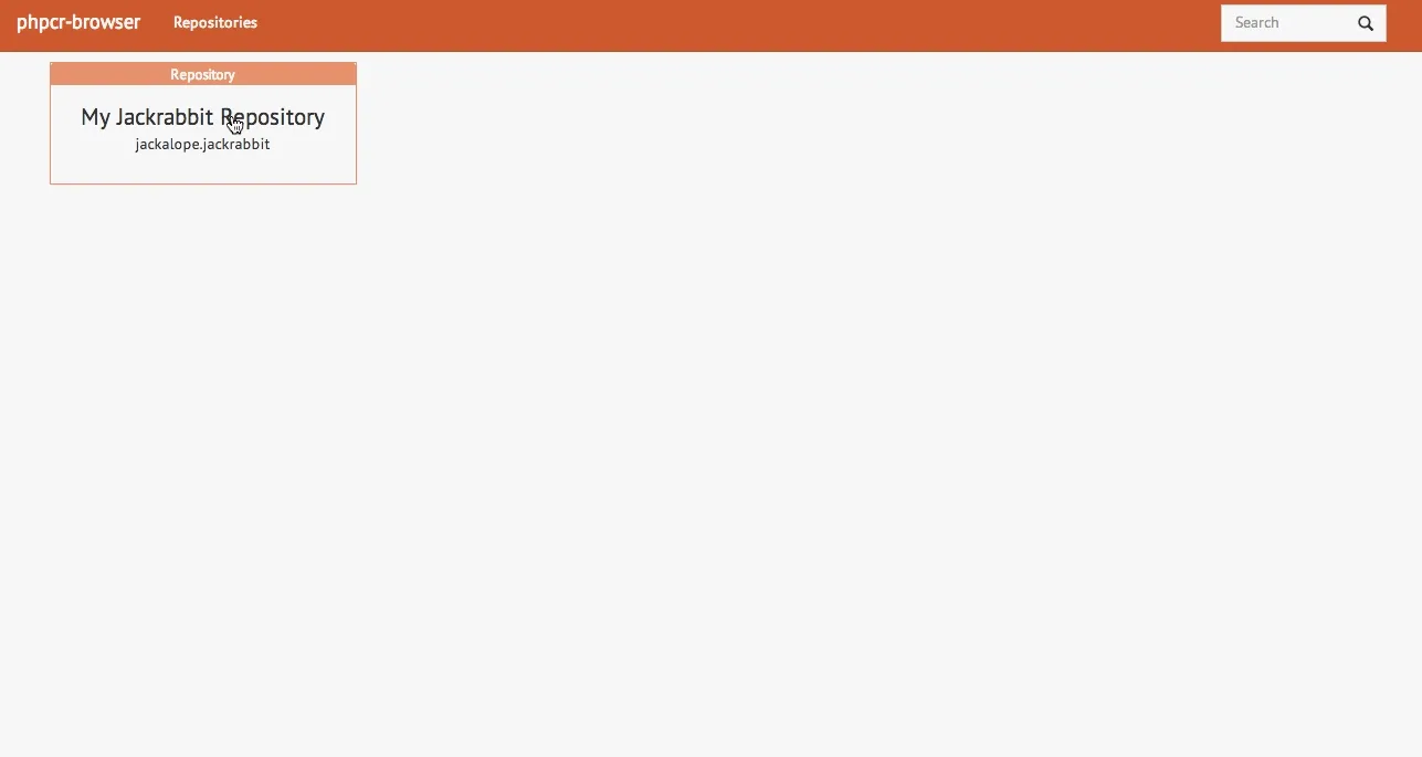 PHPCR Browser screencast