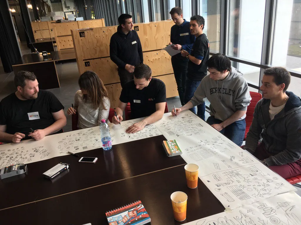 Play14: Practicing Serious Games with Talented People Is a Great Way to Learn