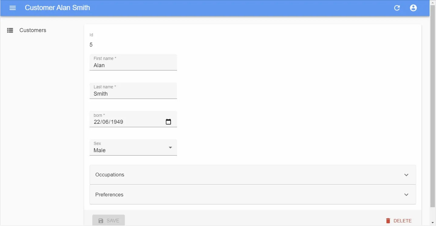 AccordionSection overview