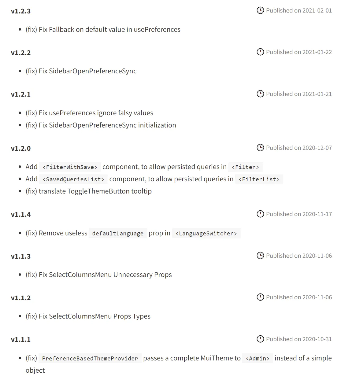 ra-preference changelog
