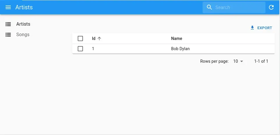 Search in light mode