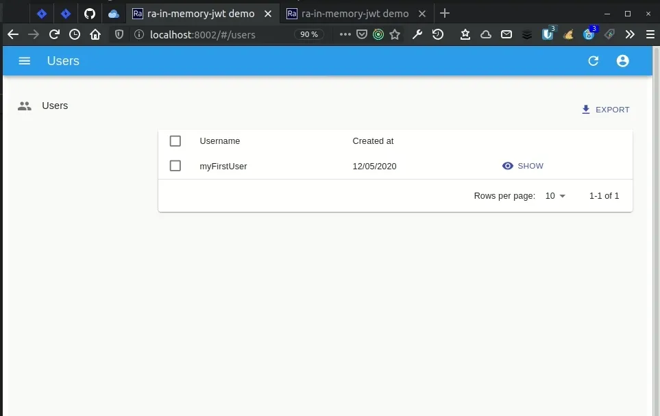 Connecting two tabs