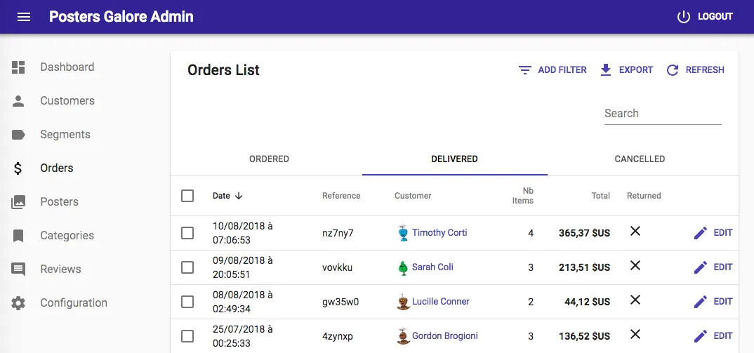 React-admin 2.2 Is Out With Export, Clone, And More