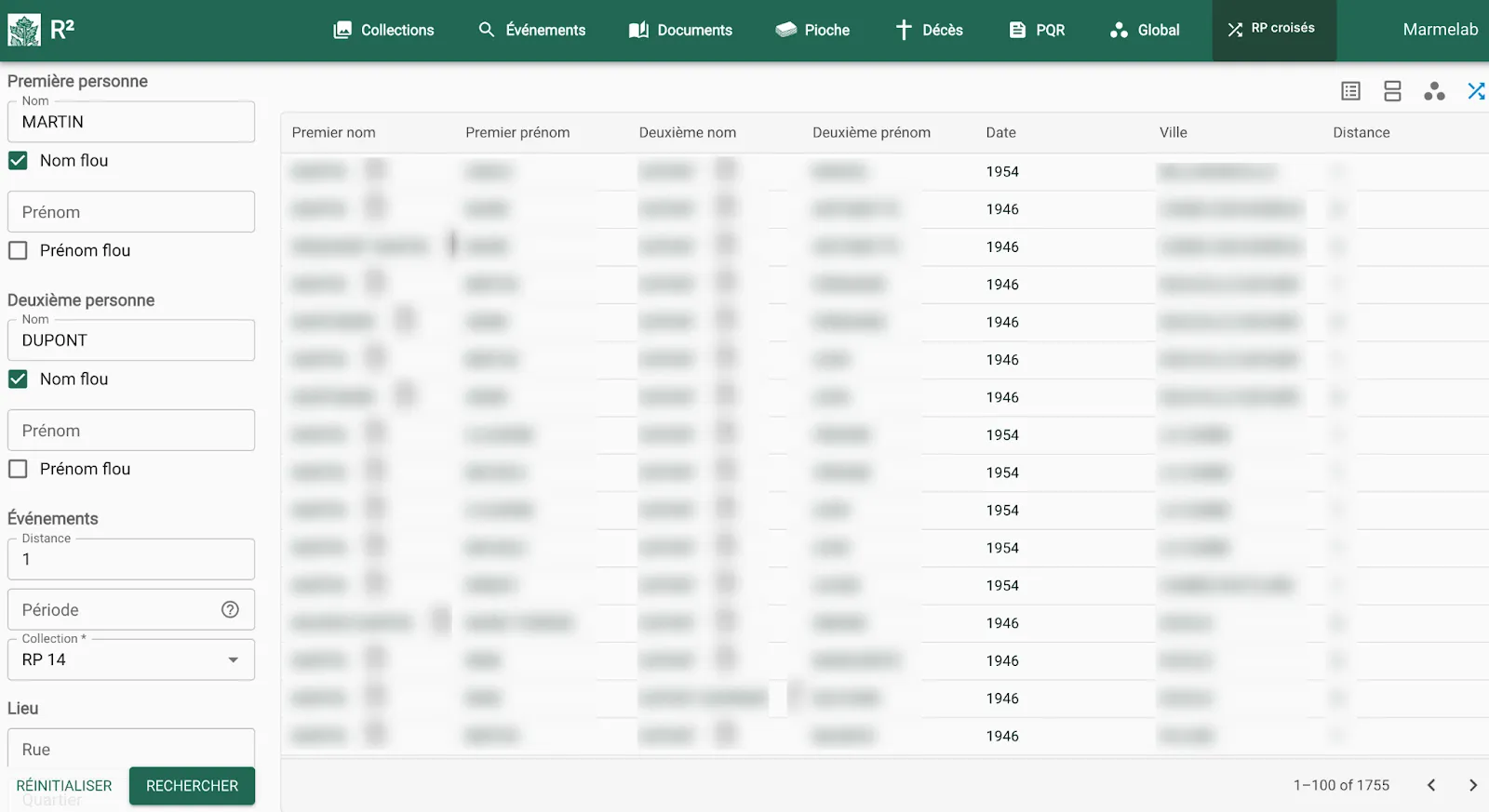 Résultats de recherche