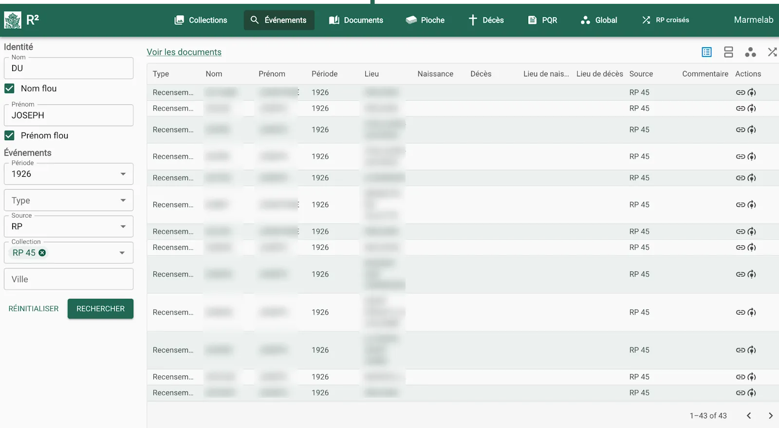 Résultats de recherche