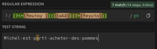 regexp fonctionnelle