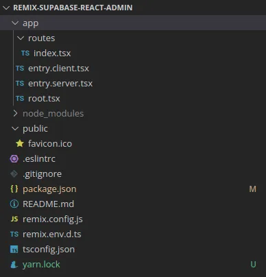 Remix project structure