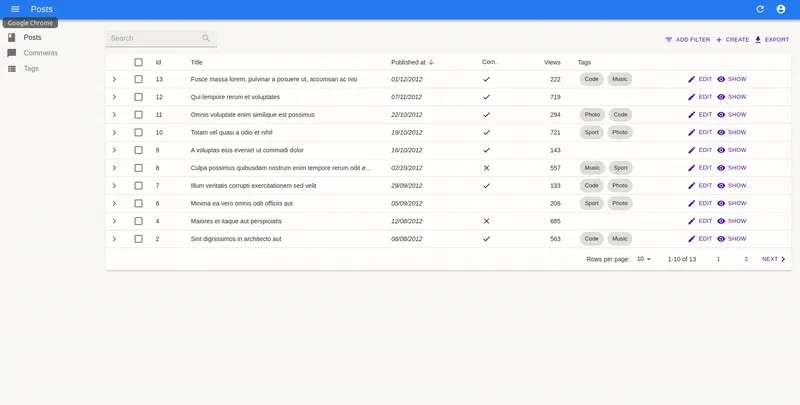 Screencast showing the end result