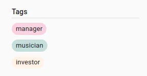 Simple Tags List Edit