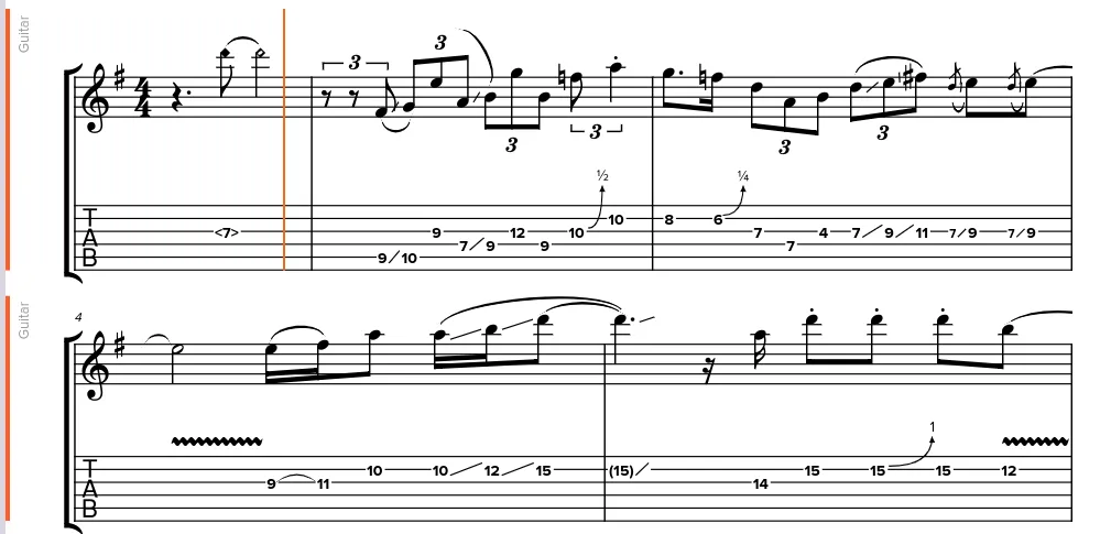 A soundslice music partition
