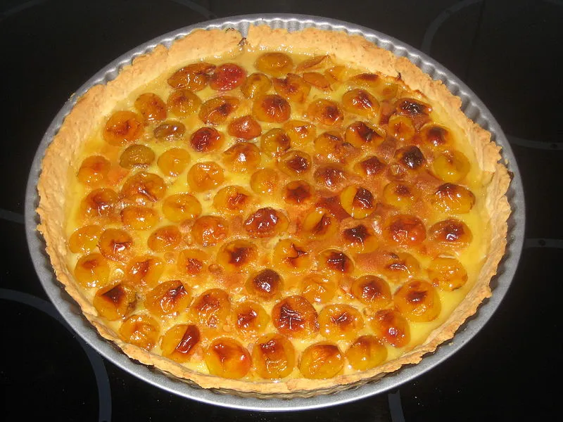 Une tarte aux mirabelles