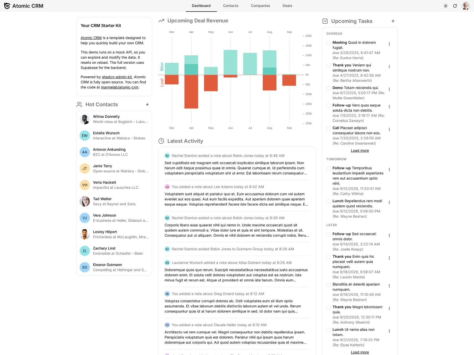 Atomic CRM September 2026 Updates