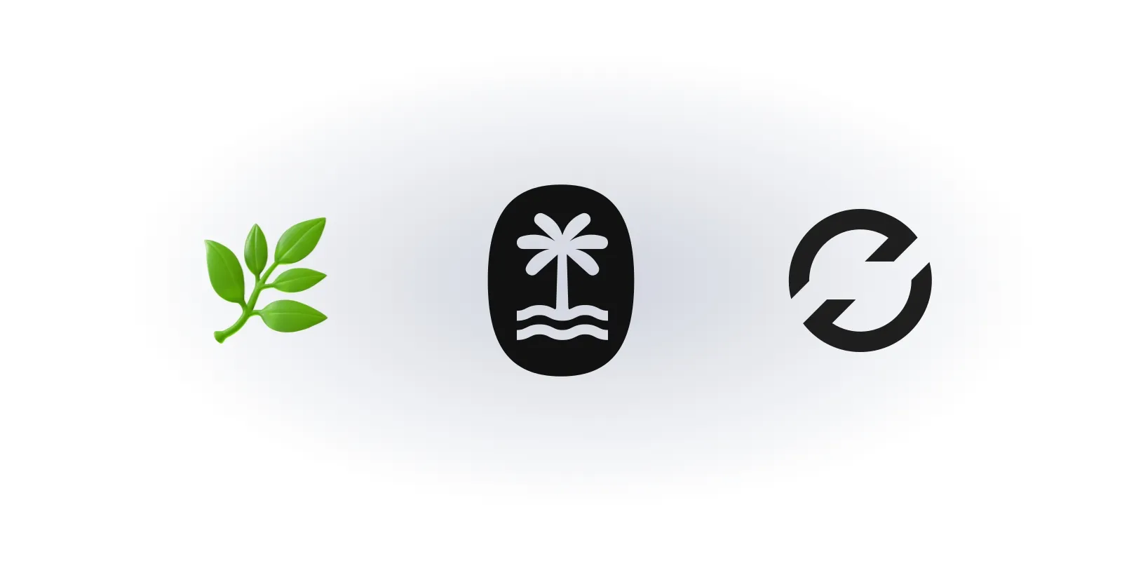 Verdant, Tanstack and Zero logos